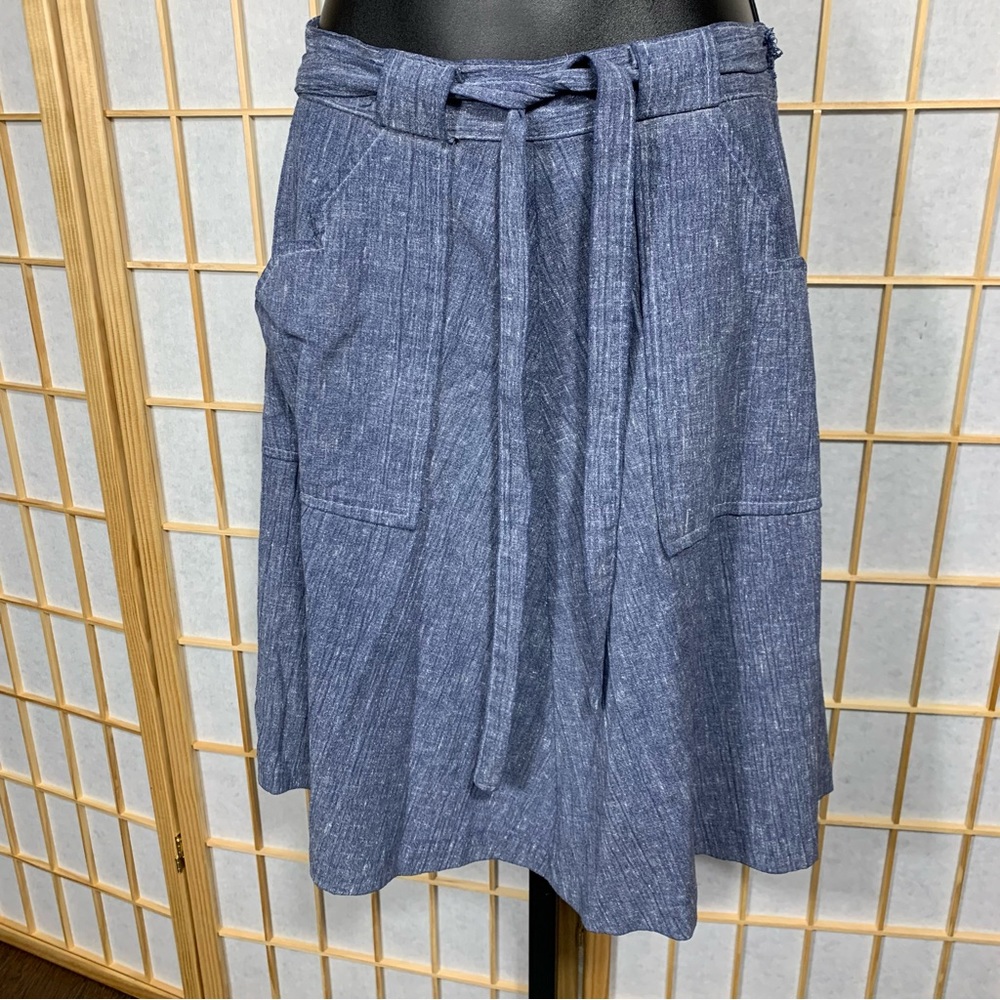 True Vintage 70s Wrap Skirt, S, Pockets! - Picture 2 of 11